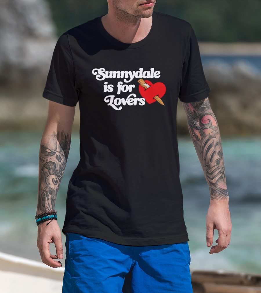 Sunnydale Is For Lovers Heart Stake Buffy Town T-Shirt