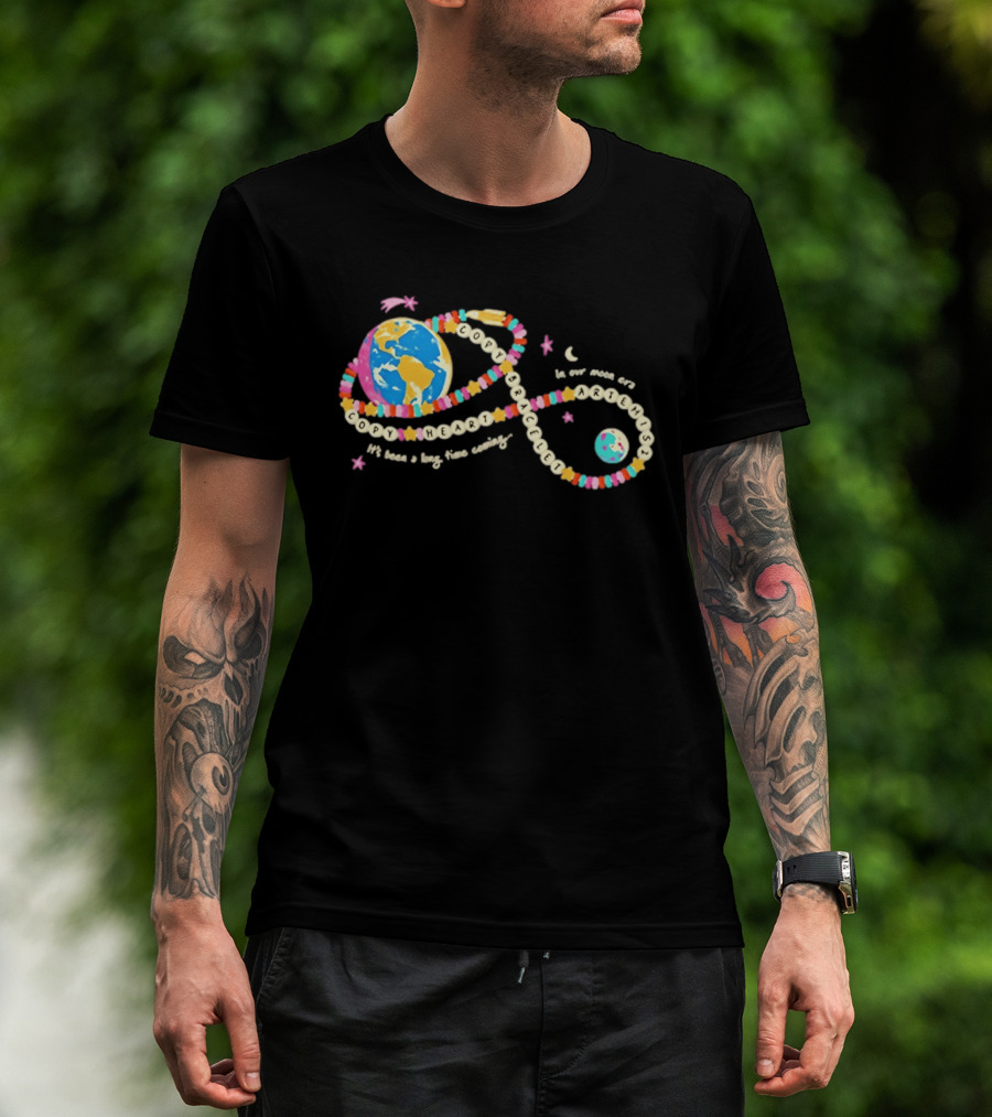 Copy Heart Copy Bracelet Artemis II NASA Mission It's Been A Long Road Coming T-Shirt