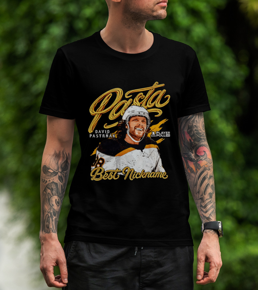 Pasta David Pastrnak Boston Best Nickname Player Profile T-Shirt
