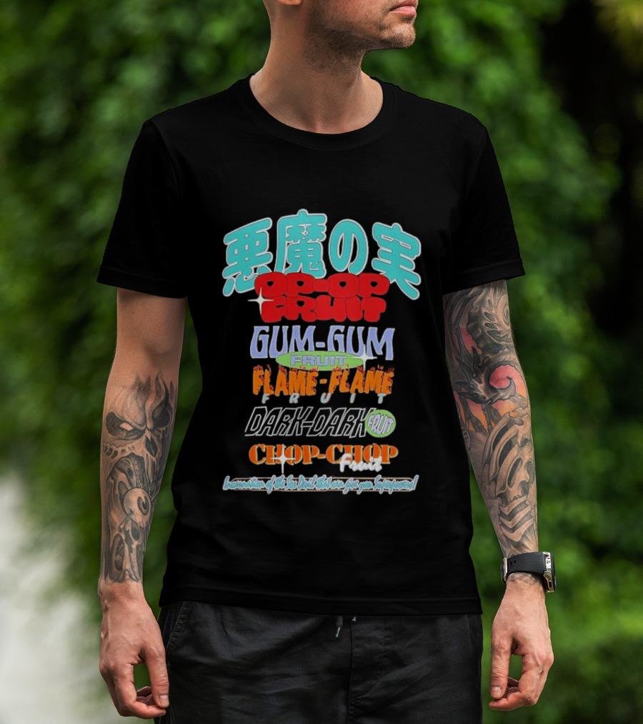 One Piece Devil Fruit Incarnation Of The Sea Devil That Can Give You Superpowers Anime T-Shirt