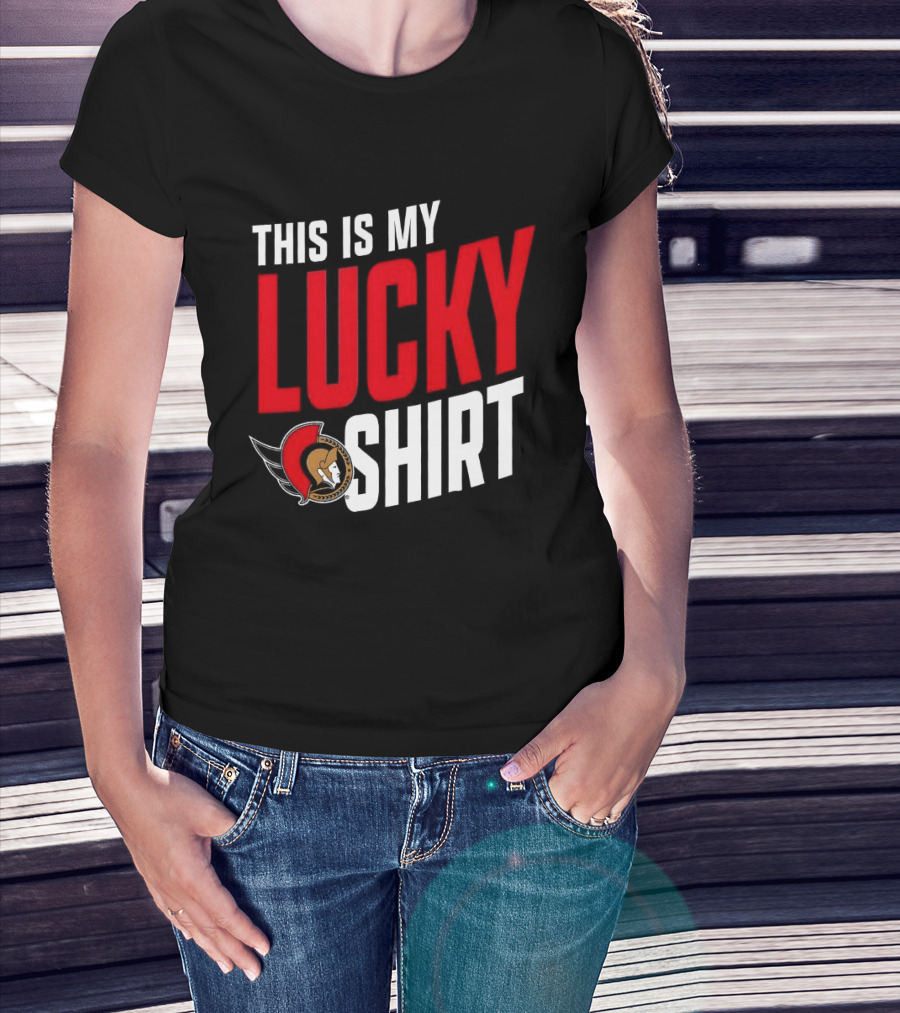 Ottawa Senators NHL This Is My Lucky T-Shirt