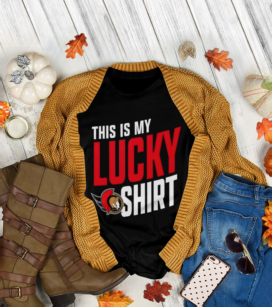 Ottawa Senators NHL This Is My Lucky T-Shirt