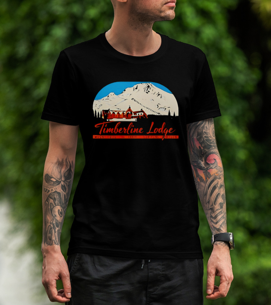 Timberline Lodge Mount Hood Ski Mountain Retreat Oregon T-Shirt