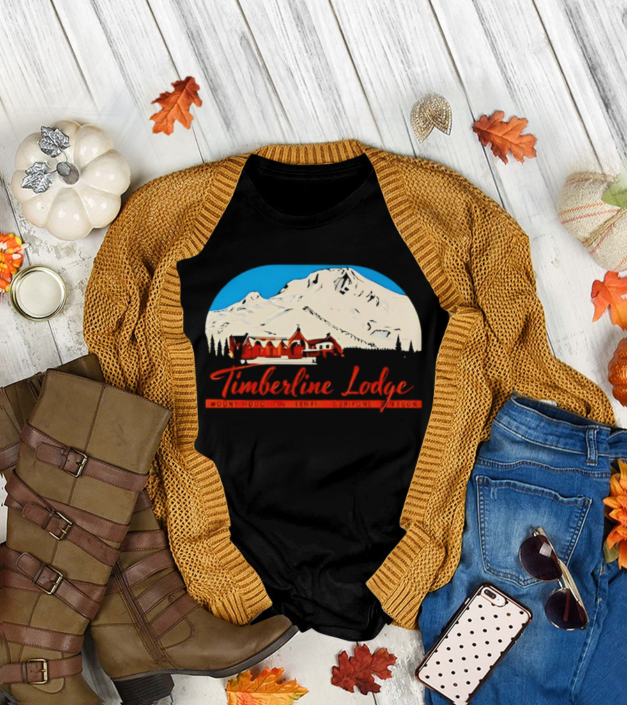 Timberline Lodge Mount Hood Ski Mountain Retreat Oregon T-Shirt