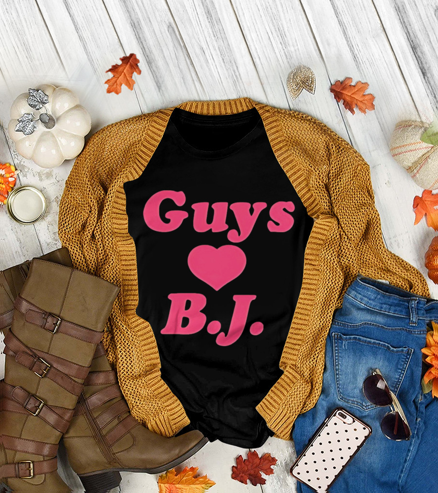 Guys Heart B.J. Pink T-Shirt