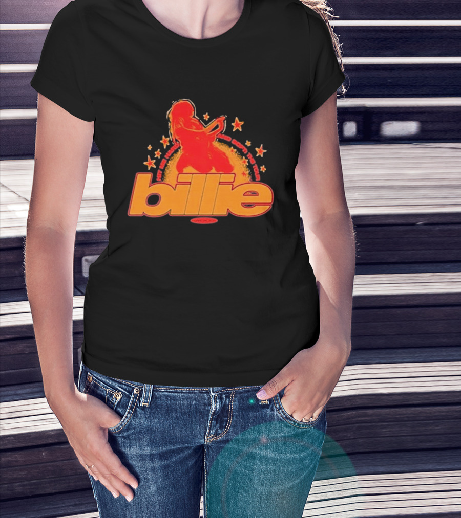 Billie Hit Me Hard And Soft The Tour Guitar Riff Ringer T-Shirt