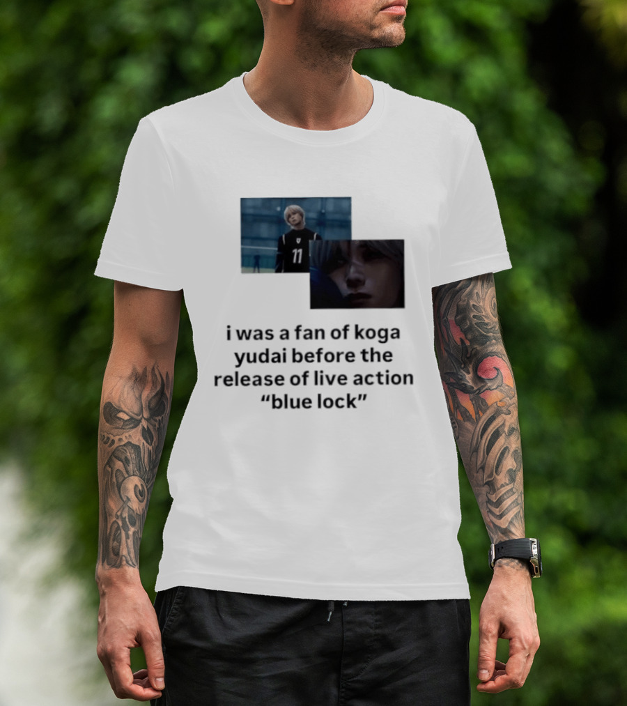 Koga Yudai Before Blue Lock Live Action Release Fan T-Shirt