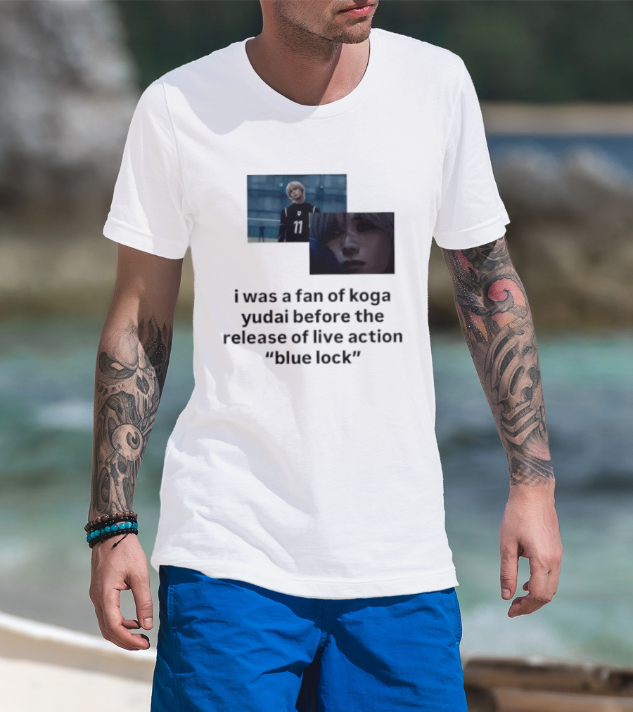 Koga Yudai Before Blue Lock Live Action Release Fan T-Shirt