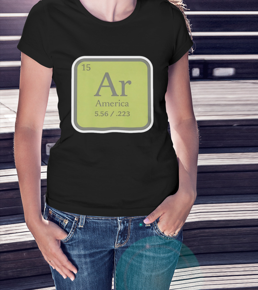 15 Ar America 5.56 .223 Ammo Element T-Shirt