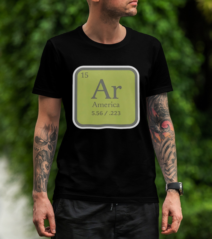 15 Ar America 5.56 .223 Ammo Element T-Shirt
