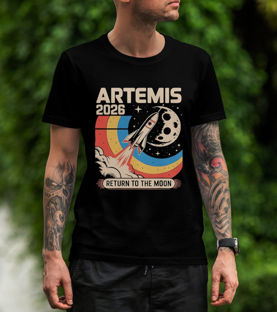Artemis 2026 Rocket Launch Return To The Moon T-Shirt