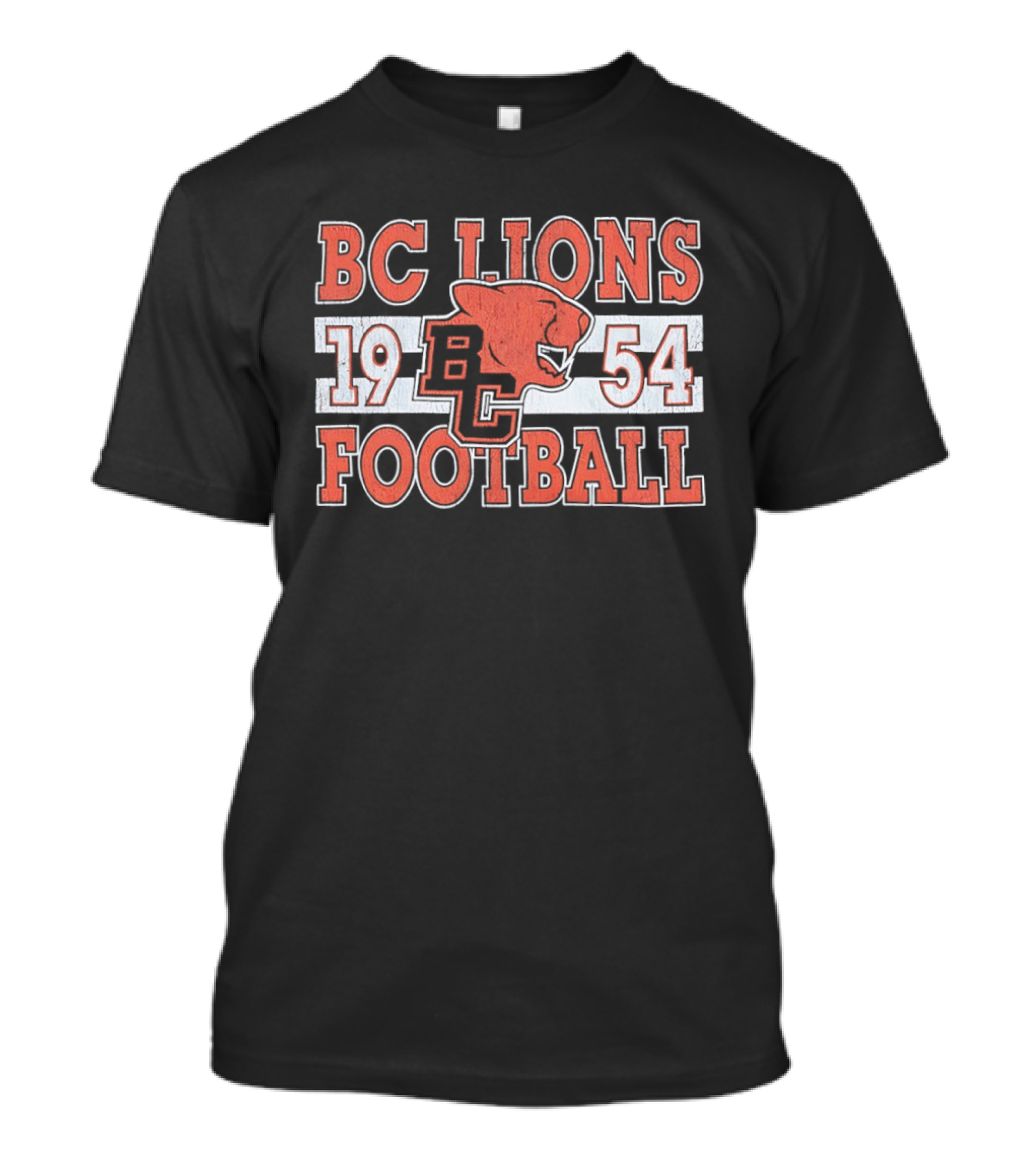 BC Lions Football 1954 Retro Style Compilation T-Shirt