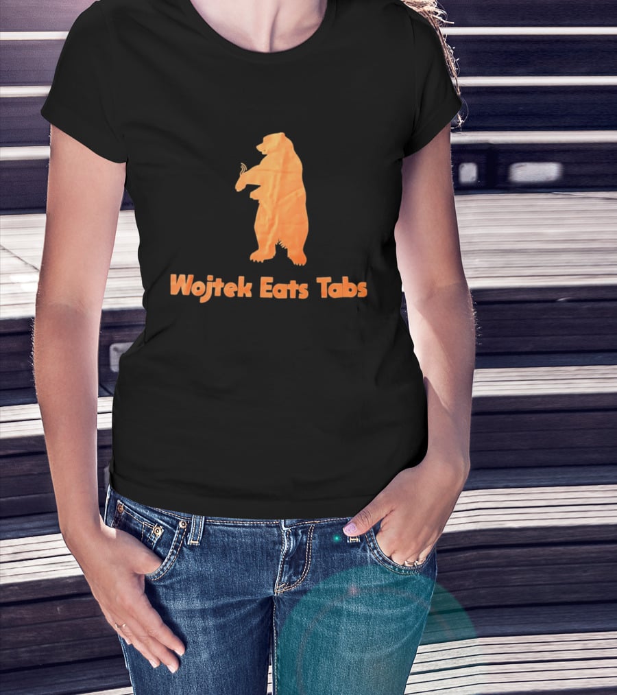 Wojtek Eats Tabs Bear T-Shirt