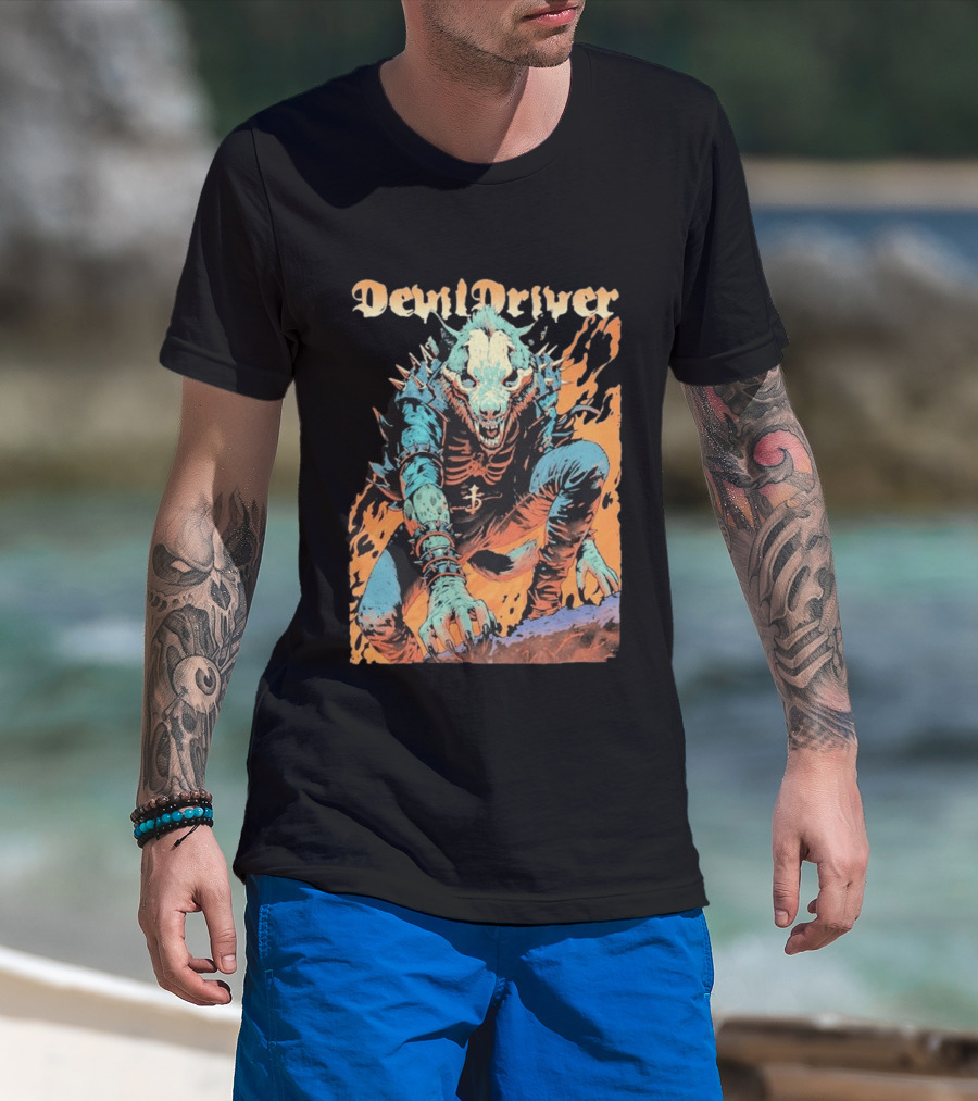 DevilDriver Fire Hyena Strike And Kill T-Shirt