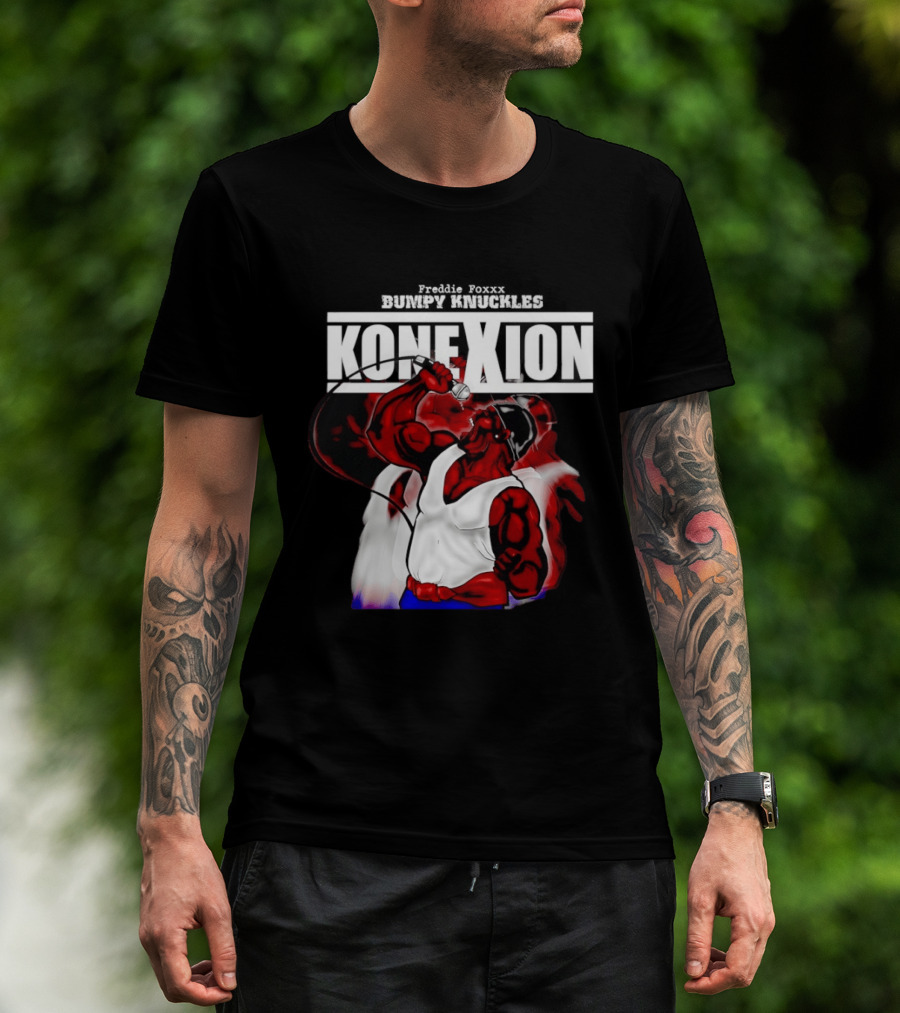 Freddie Foxxx Bumpy Knuckles Hip Hop Konexion Microphone Power T-Shirt