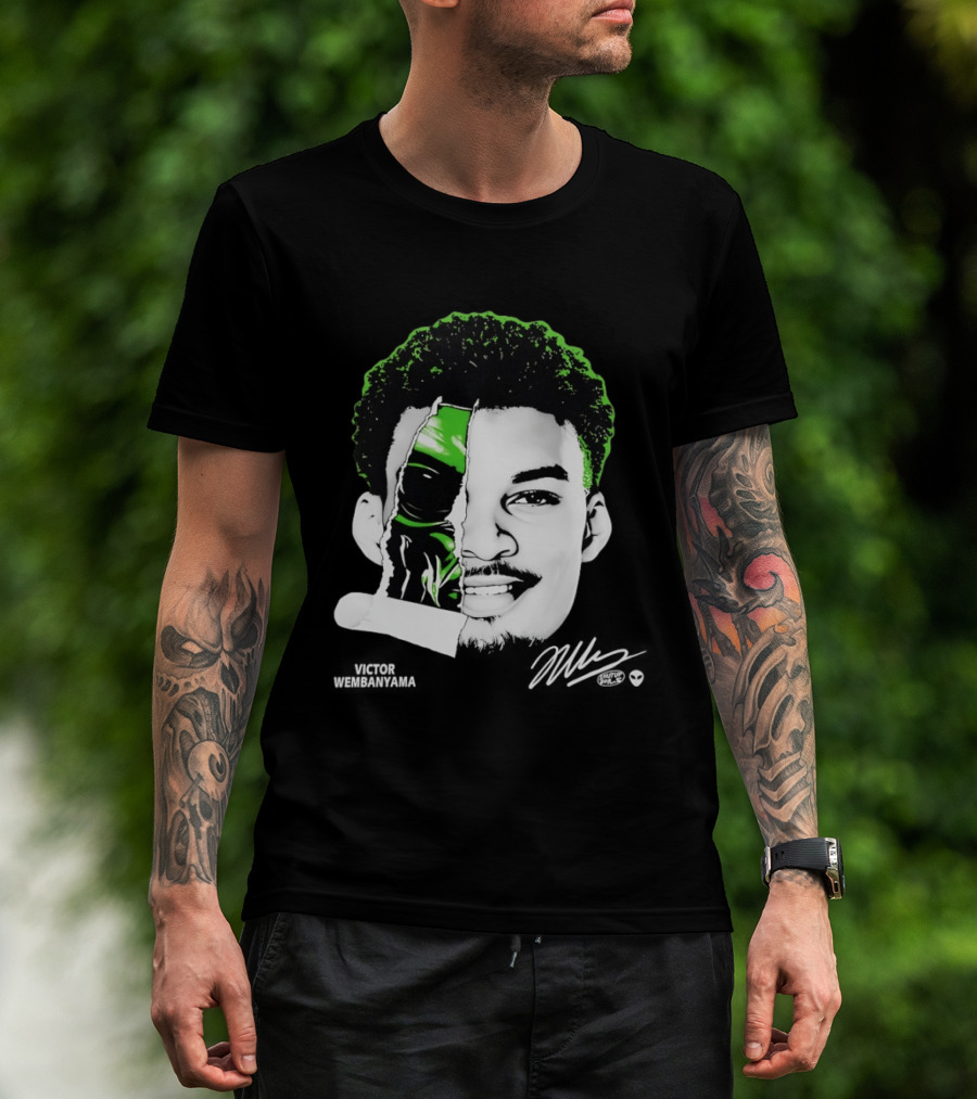 Victor Wembanyama Alien San Antonio Spurs Player Fusion T-Shirt