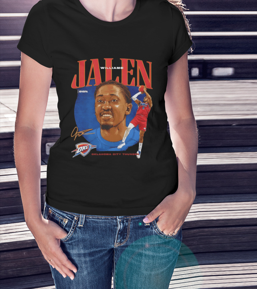 Jalen Williams Oklahoma City Thunder NBA OKC T-Shirt