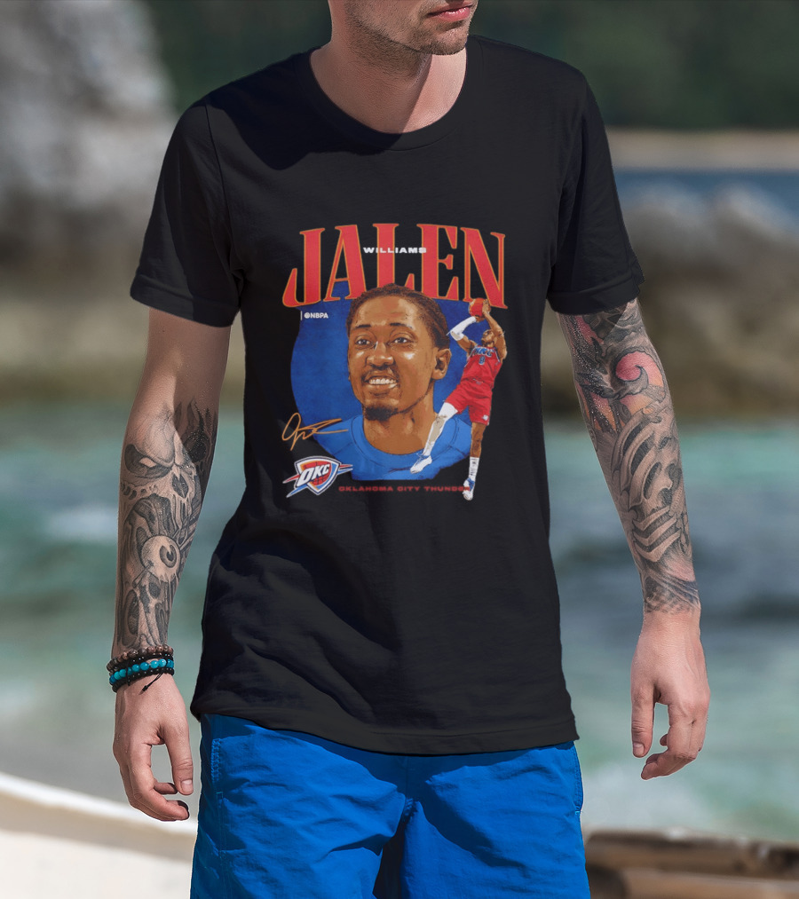 Jalen Williams Oklahoma City Thunder NBA OKC T-Shirt