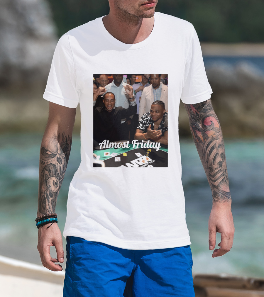 Tiger Woods World Poker Tour Almost Friday Celebration T-Shirt