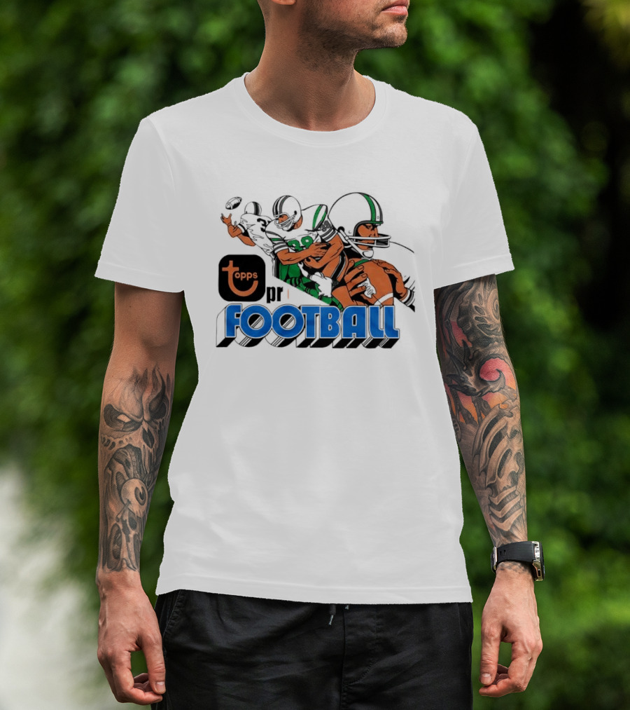 Topps Pro Football 3D 1981 Classic Vintage NFL Players T-Shirt
