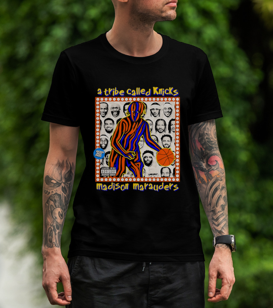 A Tribe Called Knicks Madison Marauders Basketball Art With Iconic NYC Sports Influence T-Shirt