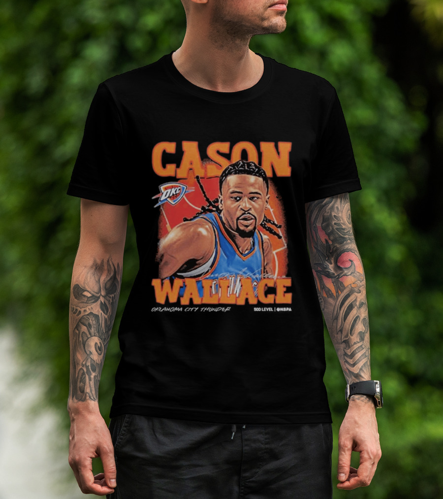 Cason Wallace OKC Thunder NBA Basketball Player T-Shirt