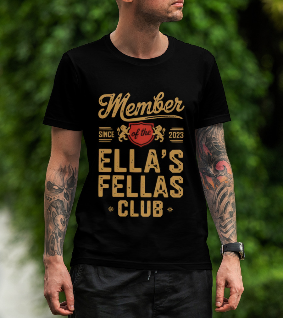 Member Ella's Fellas Club Red Crest Lions T-Shirt