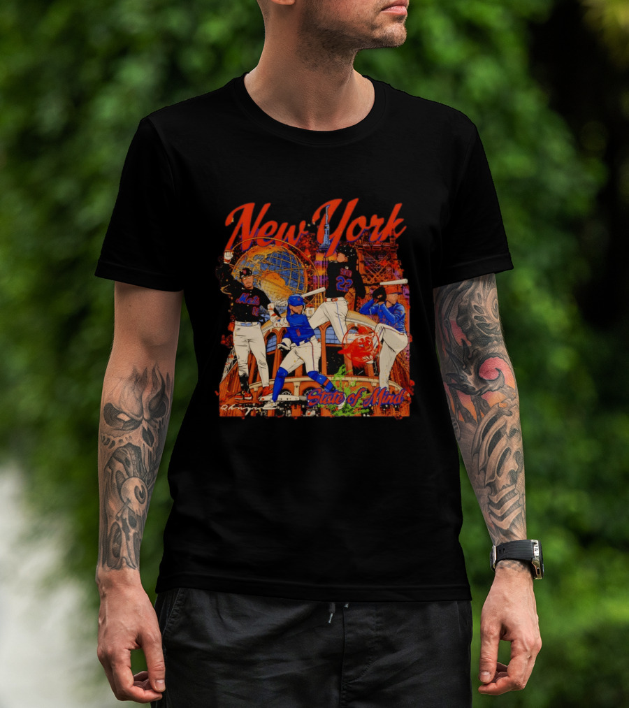 New York Mets Francisco Lindor Pete Alonso 16 12 State Of Mind T-Shirt