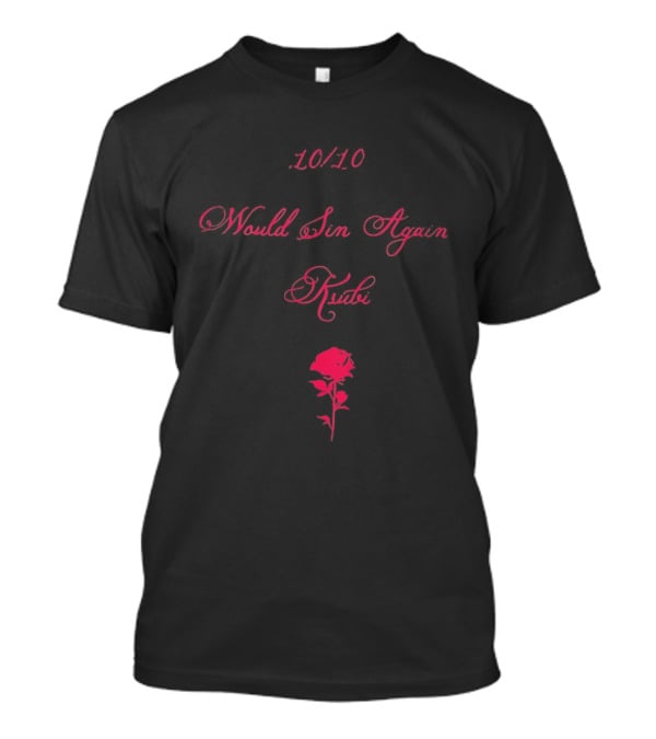 4010 Would Sin Again Ksubi Rose T-Shirt