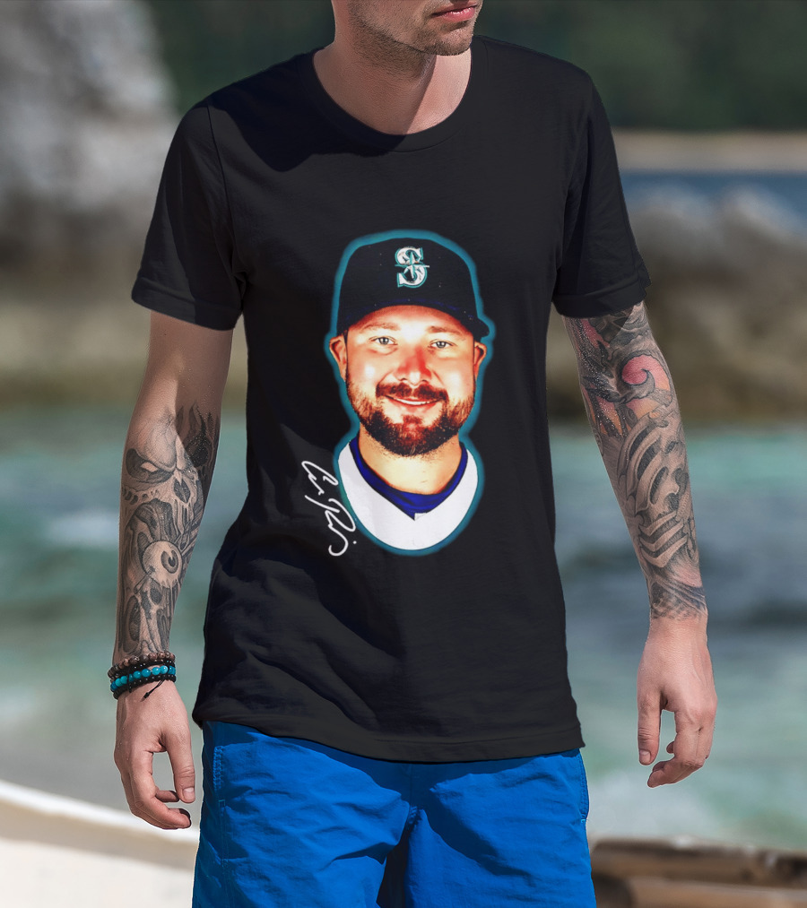 Seattle Mariners Cal Raleigh Outerstuff Headliner MLB Fan Gear T-Shirt