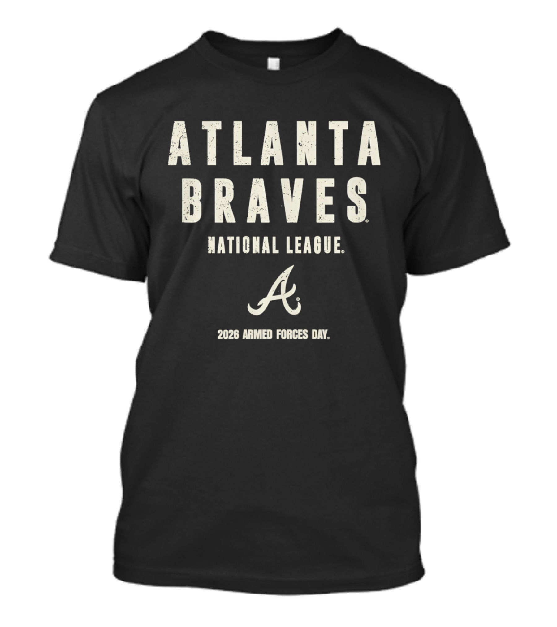 Atlanta Braves National League 2026 Armed Forces Day T-Shirt