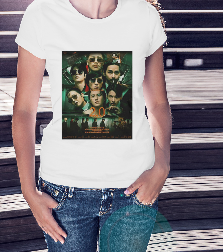 BTS 2.0 Arirang Tour 2026 Group RM Jin Suga J Hope Jimin V Jung Kook Hangseok Lee Jung Kook T-Shirt