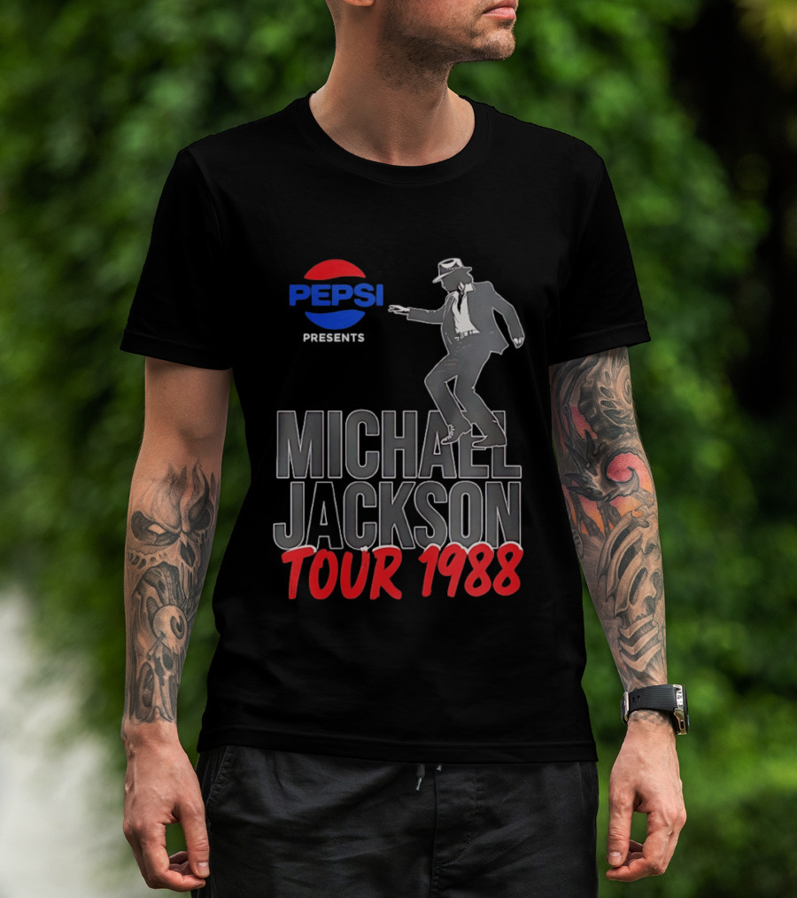 Pepsi Presents Michael Jackson Tour 1988 T-Shirt