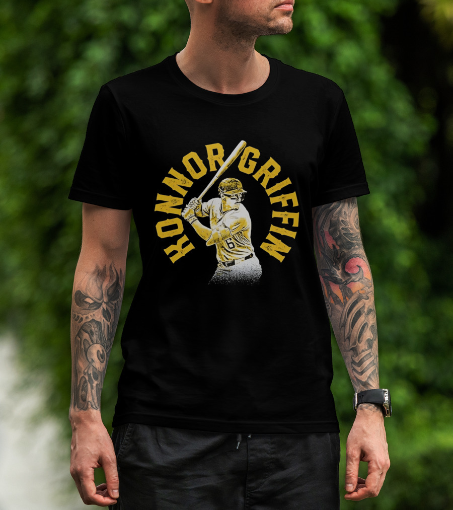 Pittsburgh Pirates Konnor Griffin Number 6 Baseball Swing T-Shirt