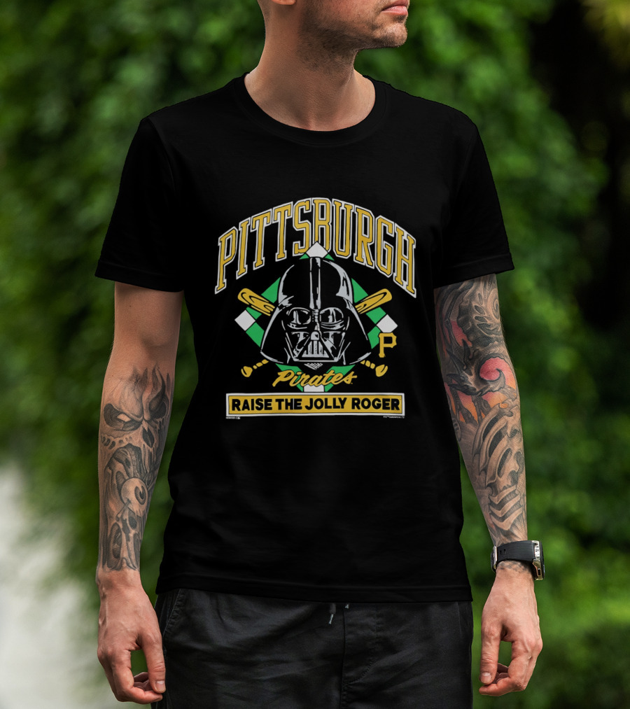 Pittsburgh Pirates Vader Raise The Jolly Roger Star Wars T-Shirt