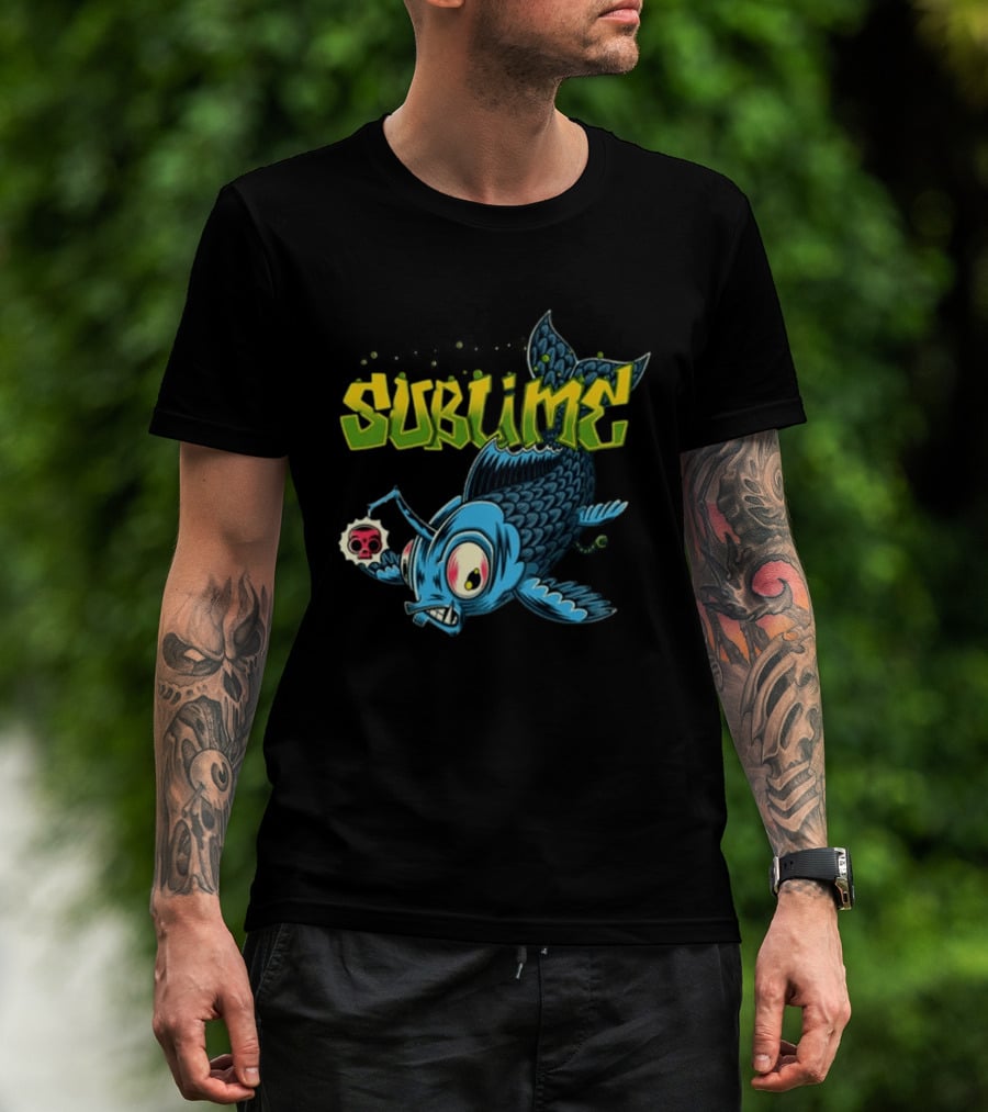 Sublime Red Rocks 2026 Exclusive Drop April 17th 18th 420 On The Rocks Angler Fish T-Shirt