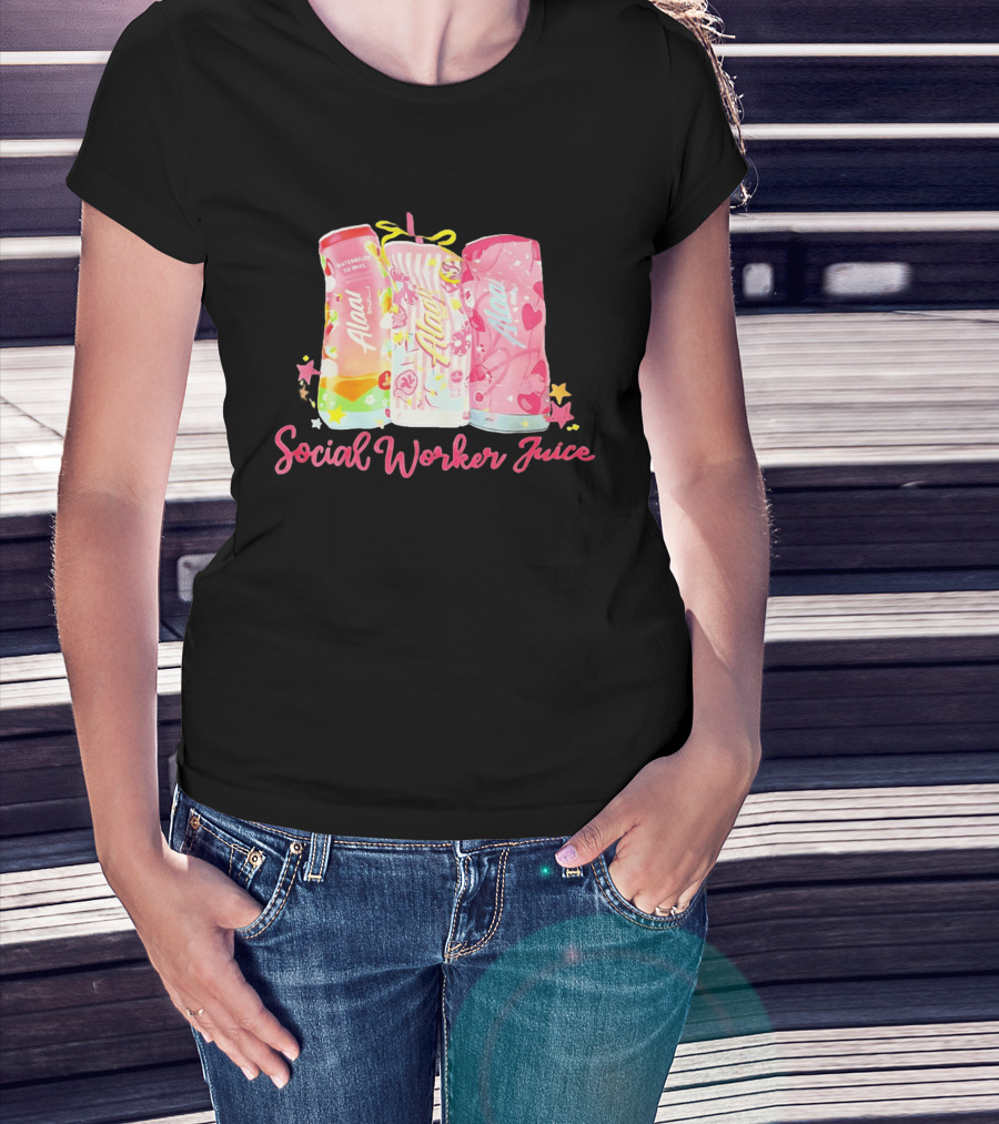 Alani Nu Watermelon Lemonade Social Worker Juice T-Shirt