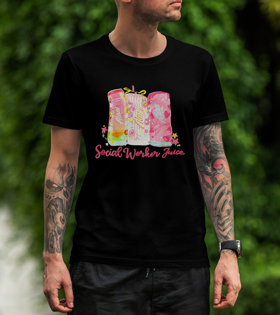 Alani Nu Watermelon Lemonade Social Worker Juice T-Shirt
