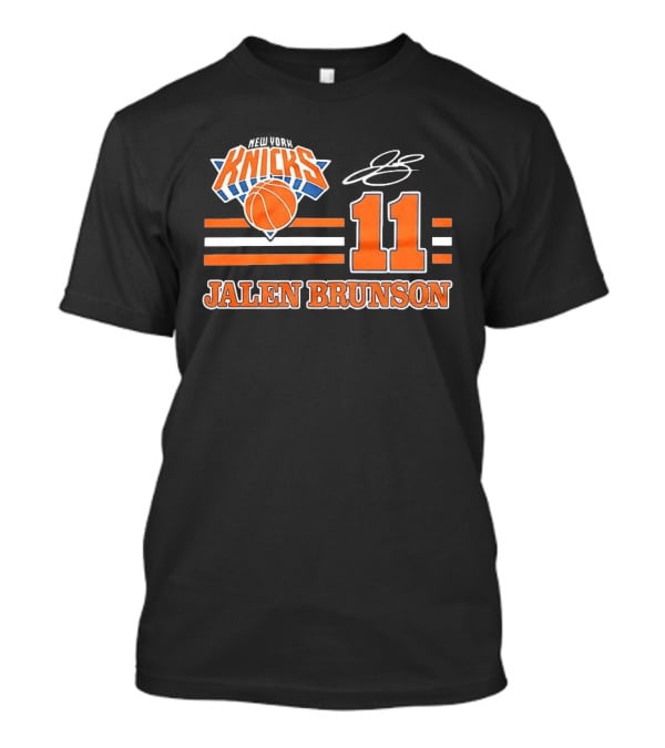 New York Knicks Jalen Brunson Number 11 NBA Basketball T-Shirt