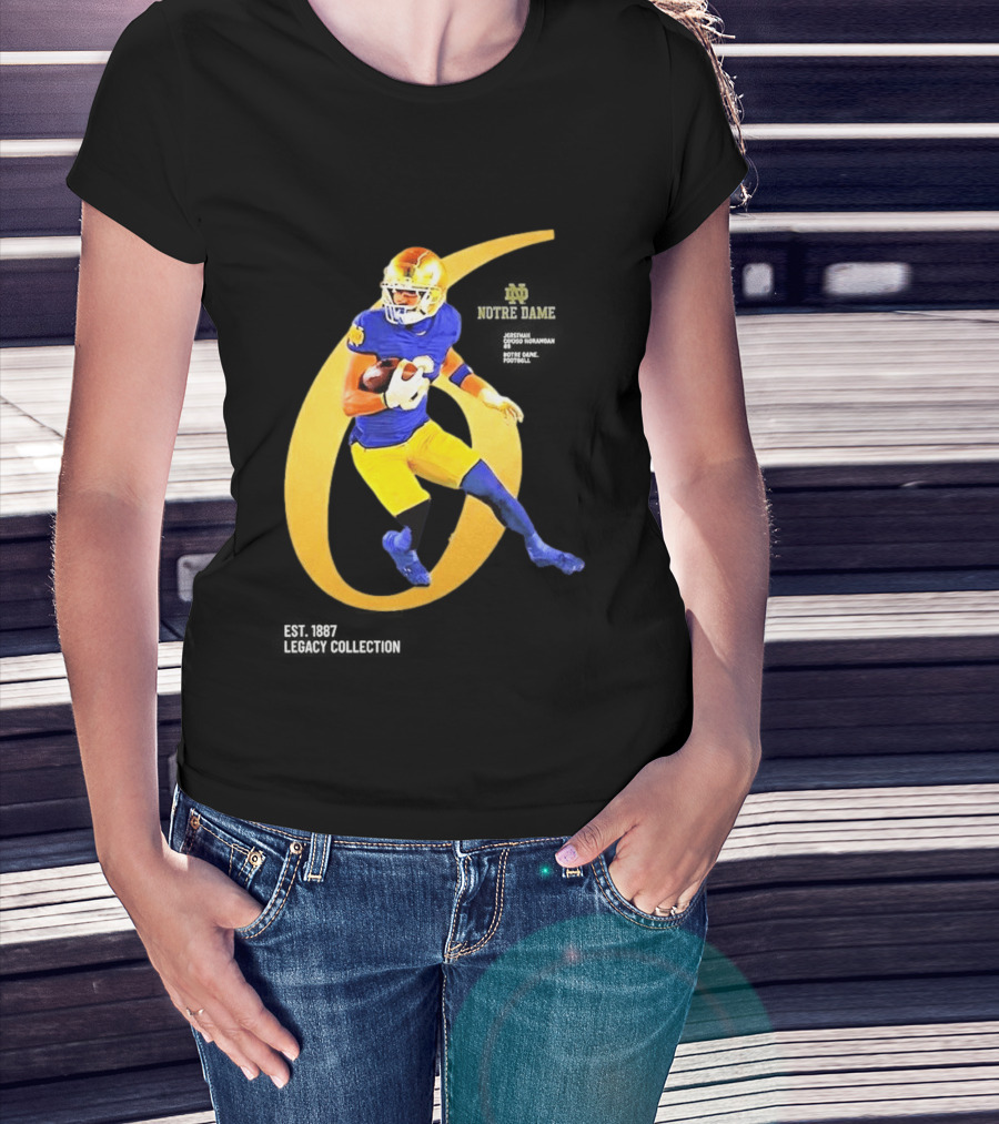 Jordan Faison Notre Dame Fighting Irish 2026 Breakthrough Series NIL Football T-Shirt