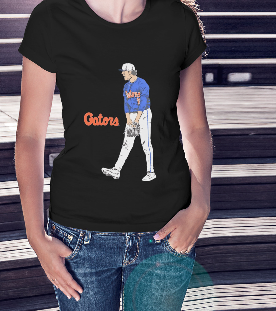 Liam Peterson Florida Gators Baseball Intense Scream Moment T-Shirt