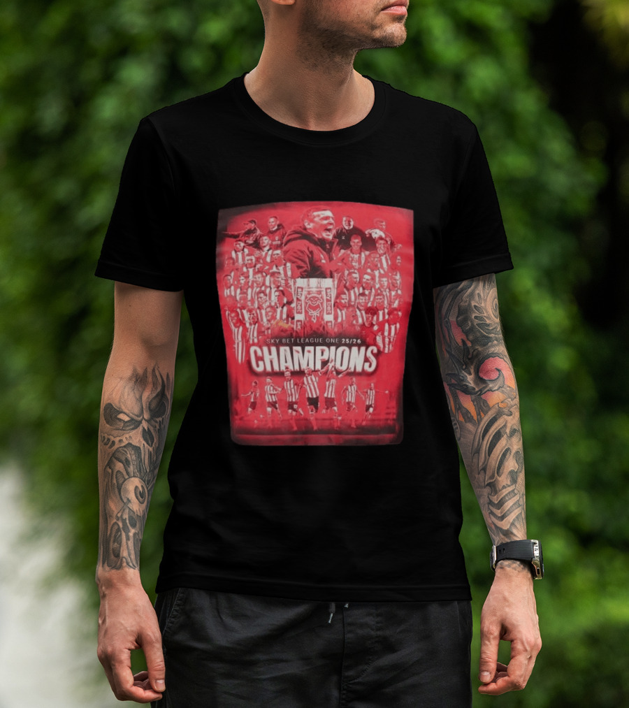 Sky Bet League One 25 26 Lincoln City Champions T-Shirt