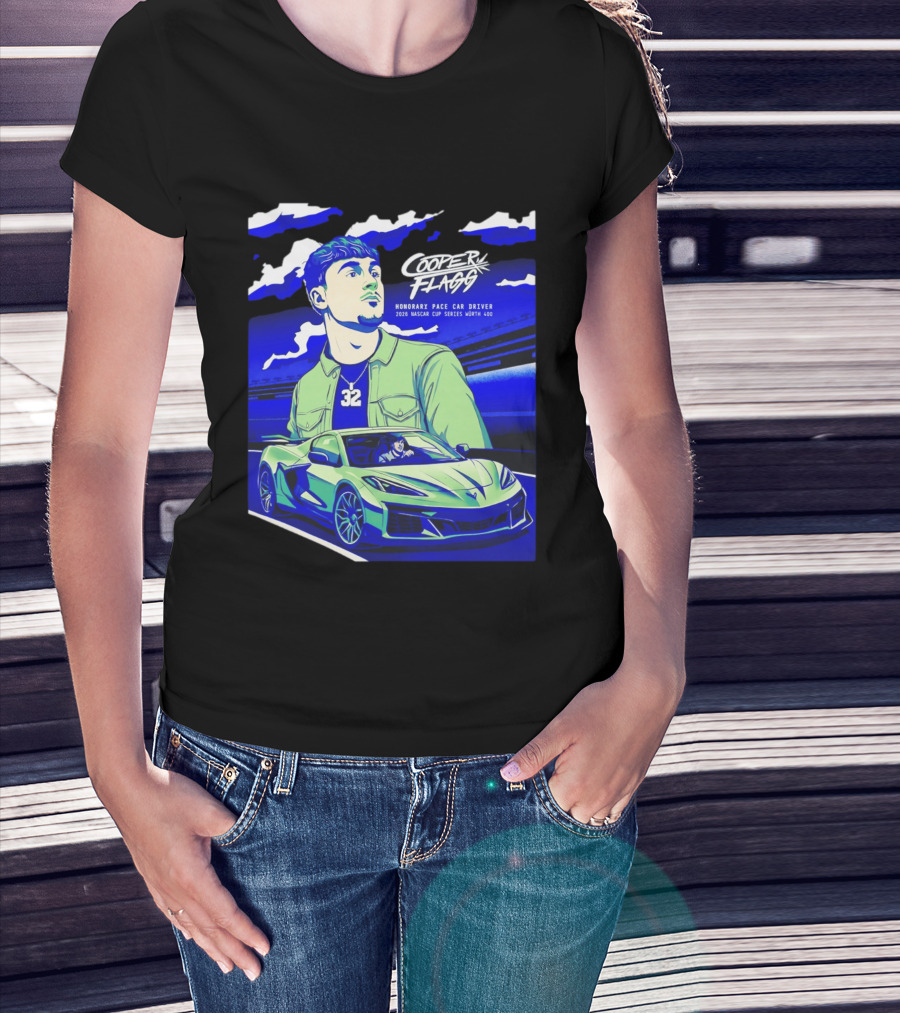Cooper Flagg 2026 Honorary Pace Car Driver Nascar Cup Series Worth 400 T-Shirt