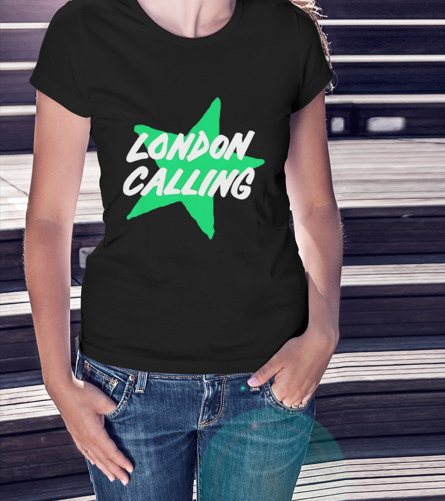 Dallas Stars London Calling The Clash Hockey Star T-Shirt