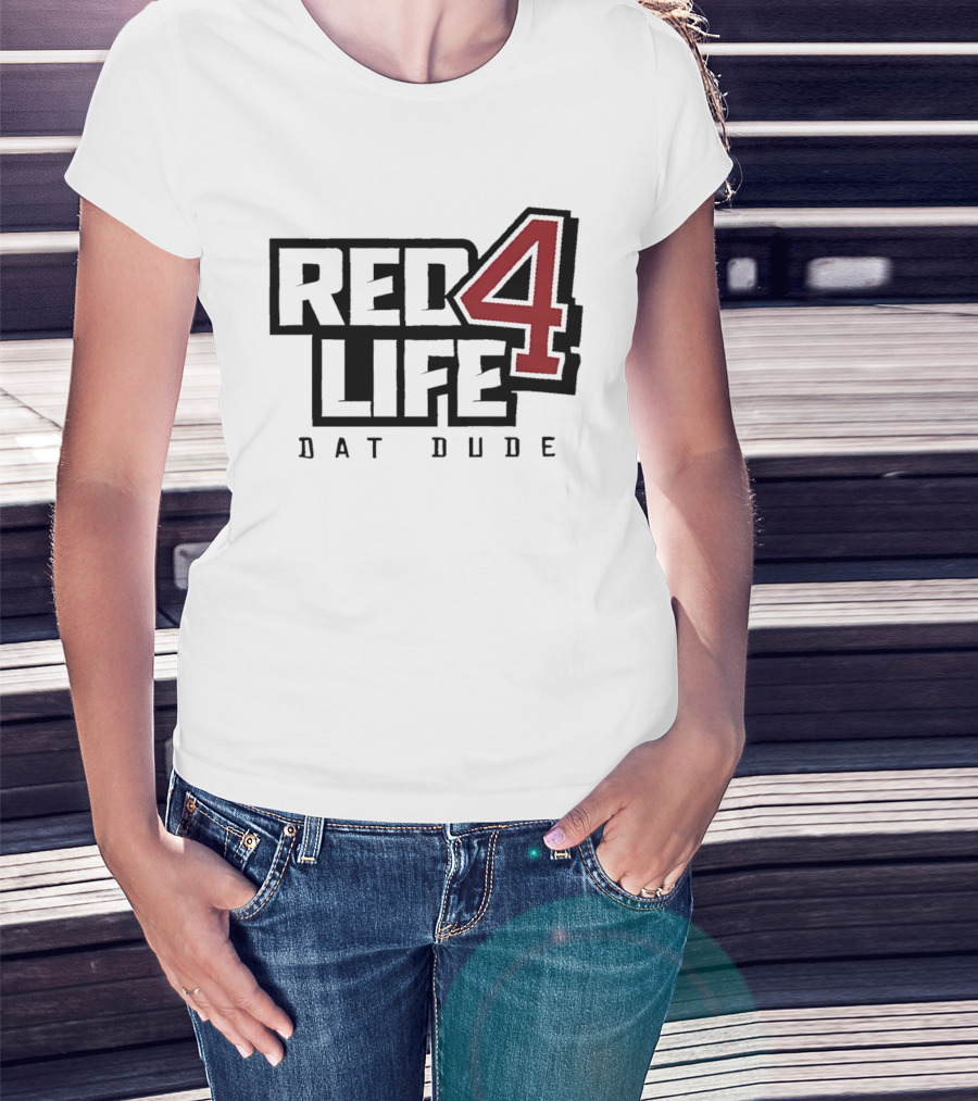 Brandon Phillips Red 4 Life Dat Dude T-Shirt