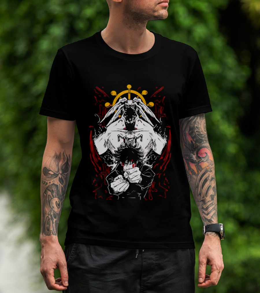 Dark Anime Summoner Characters Celestial Crown Warrior T-Shirt