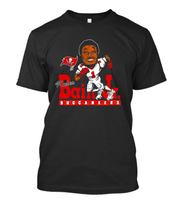 Rueben Bain Jr Buccaneers Caricature NFL Football Player Tampa Bay T-Shirt