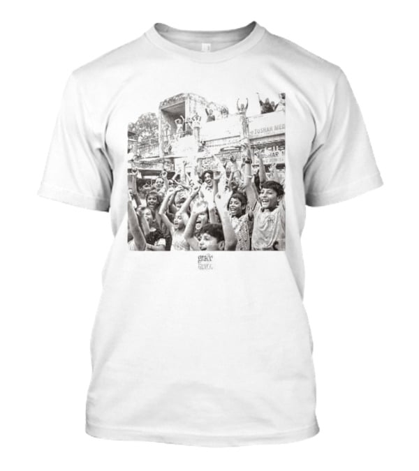 Fujii Kaze Prema World Tour 2026 Merchandise Grace Vintage Crowd Celebration T-Shirt