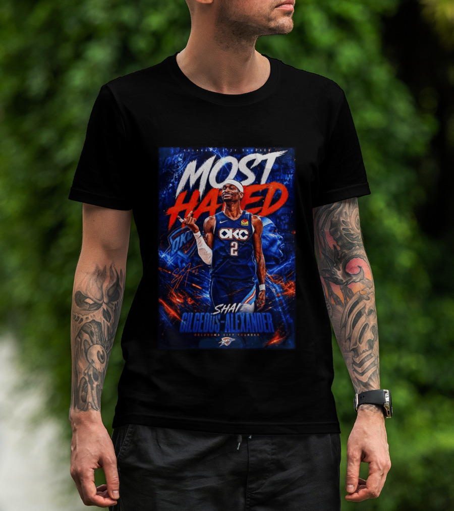 Shai Gilgeous Alexander Most Hated OKC Thunder Basketball T-Shirt