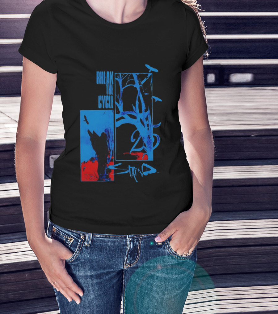 Staind Break The Cycle 25 Anniversary Peaceful Day Vibrant Blue Nature Scene T-Shirt